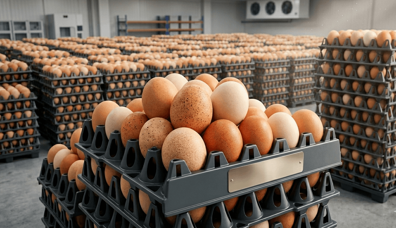 Consistent supply of premium eggs for commercial and retail markets.